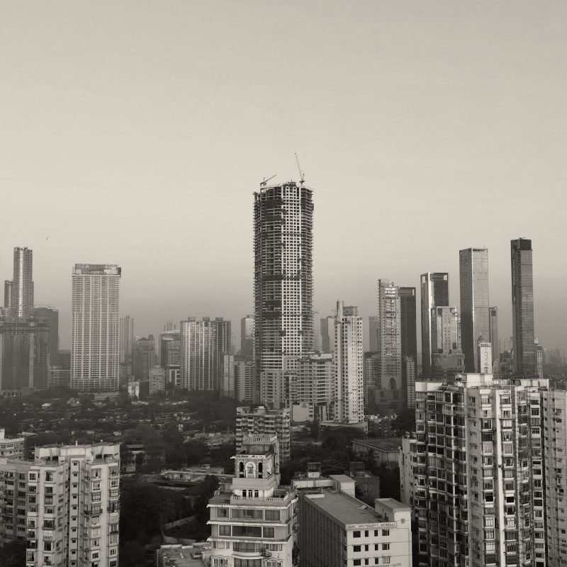 Mumbai business district skyline